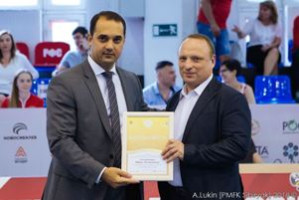 Вице-чемпионы России по мини-футболу поблагодарили НГАСУ (Сибстрин) и ректора Ю.Л. Сколубовича