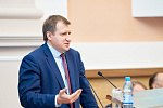 Ректор НГАСУ (Сибстрин) выступил на круглом столе по вопросам развития строительной отрасли