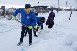 Социально-патриотическая акция «Снежный десант» глазами участников