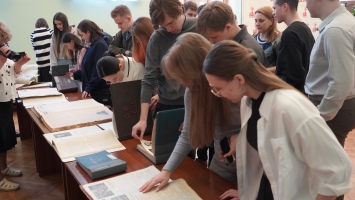 Студенты института строительства побывали на презентации альманаха «Трудовая доблесть Новосибирской области»