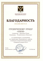 Бойцы студотрядов университета – в составе «Снежного десанта» Новосибирской области