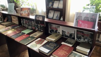 Книжные выставки, посвященные 78-годовщине Победы в Великой Отечественной войне