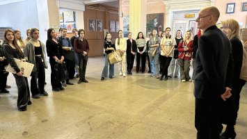 Открылась третья выставка творческих работ преподавателей кафедры Дизайна и искусства