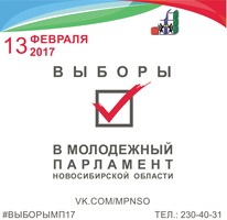 Начался сбор заявок от кандидатов в Молодежный парламент Новосибирской области II созыва