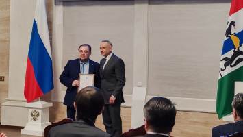 Сотрудников НГАСУ (Сибстрин) наградили на Годичном собрании высшей школы города Новосибирска