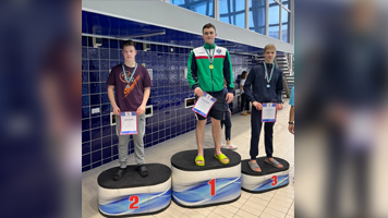 Студент Сибстрина – обладатель трех золотых медалей Кубка Новосибирской области по подводному спорту