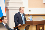 Ректор НГАСУ (Сибстрин) выступил на круглом столе по вопросам развития строительной отрасли