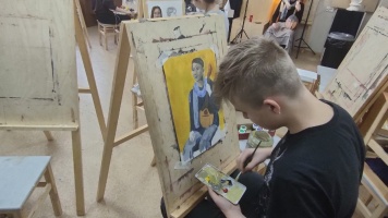 В детской художественной школе НГАСУ (Сибстрин) подведены итоги обучения первого полугодия