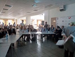 Студенты и преподаватели НГАСУ (Сибстрин) провели интеллектуальную игру на английском языке для школьников Новосибирска