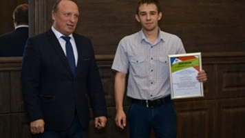 Студент НГАСУ (Сибстрин) Егор Логачев стал победителем конкурса премий мэрии Новосибирска в сфере науки и инноваций