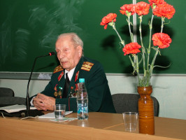 Приглашаем на встречу с ветераном ВОВ, сибстриновцем А.П. Петлиным.